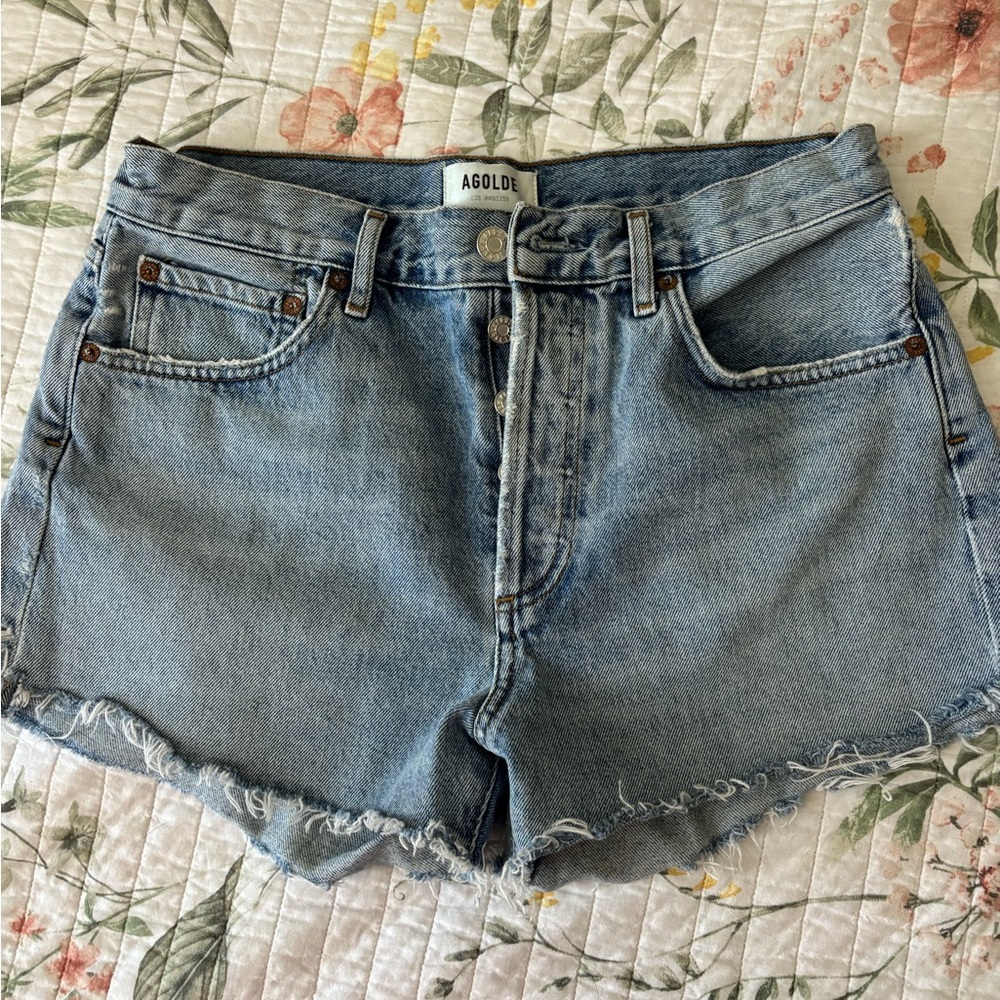 Agolde Light Wash shorts
